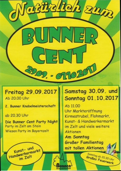 Bunner Cent 2017