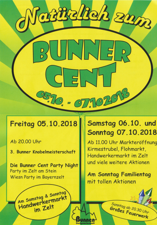 Bunner Cent 2018