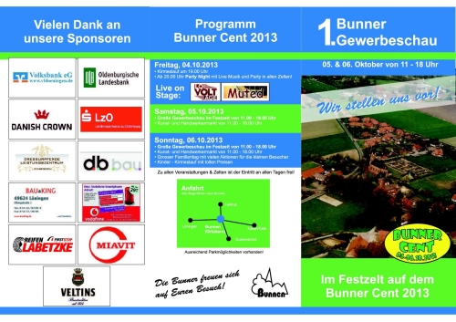 Bunner Cent und Gewerbeschau 2013